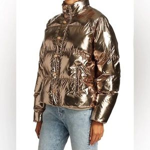Mother Pillow Talk Metallic Puffer Jacket Brand New with out Tags